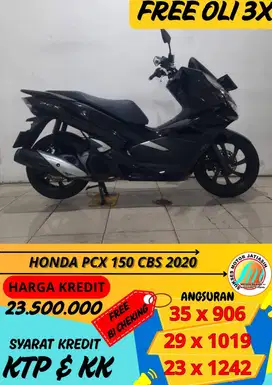 HONDA PCX 150 CBS 2020 bisa cash dan kredit