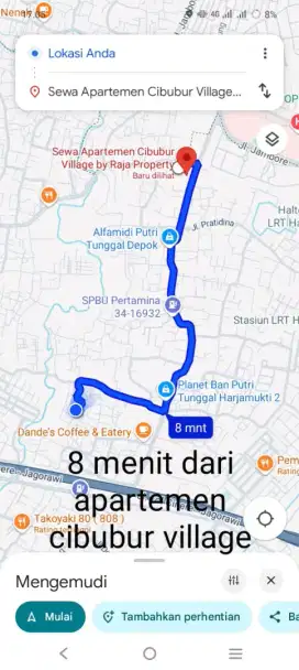 Rumah cluster 2 Lantai dengan akses terbaik
