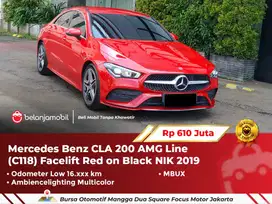 [ LOW KM ] Mercy Mercedes Benz CLA200 CLA 200 AMG Line Red 2019/2020