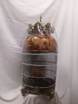 Kandang perkutut fiber tebok bisa di lepas gratis cepuk