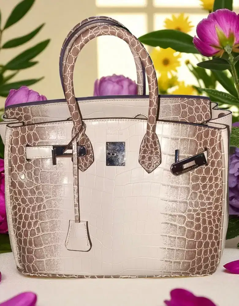 Tas birkin croco albino 30cm