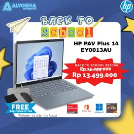 LAPTOP HP PAVILION PLUS 14 - EY0013AU | AMD RYZEN 7-7840U | 16GB LPDDR
