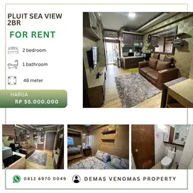 Disewakan Apartment Pluit Sea View 2BR Full Furnished View Laut Sunset