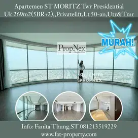 TURUN HARGA Dijual Apt ST MORITZ Twr Presidential 269m2(5BR+1),Private
