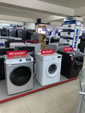 CREDIT MESIN CUCI SHARP BUNGA 0% BEBAS TENOR HINGGA 2 BULAN