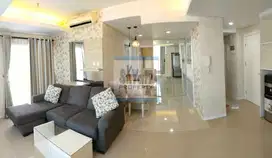 DISEWAKAN METROPARK RESIDENCE 3 BR FULL FURNISHED BEST DOUBLE VIEW