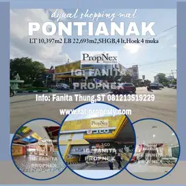Wow dijual mal di pusat kota Pontianak,KalBar LT1Ha LB 2,2Ha,tingkat 4