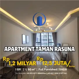 Apartment Taman Rasuna , FOR SALE & RENT , 1 BR , Furnished , SHGB