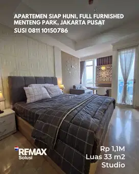 DIJUAL UNIT APARTMENT MENTENG PARK TIPE STUDIO TOWER SAPPHIRE JAKPUS