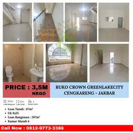 Ruko Crown, Green Lake City - Jakarta Barat