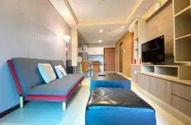 Interior Mewah! 2BR 77m² View Kota Furnished Condominium Green Bay