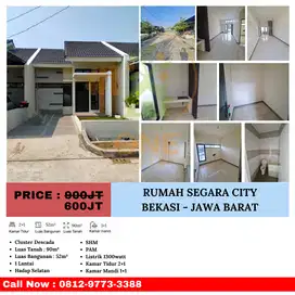 Turun Harga Rumah Segara City Cluster Descada - Bekasi, Jabar