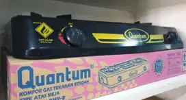 Kompor Quantum 2 tungku, baru masih segelll!