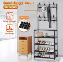 Rak Sepatu Stand Hanger Multifungsi