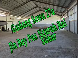 Disewakan Gudang 27,5a di Jln Bay Pas Ngurah Rai Sanur Denpasar  Bali