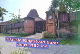 Rumah Tanah Luas Jogja Barat Dengan Pendopo Joglo Klasik
