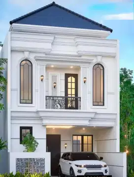 HUNIAN BARU MODERN KLASIK 2LANTAI DLM CLUSTER PINGGIR JLN 2 MBL CONDET