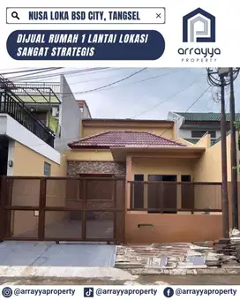 DIJUAL RUMAH BARU DI NUSA LOKA BSD CITY 'ARB100