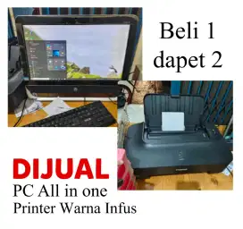 Jual Komputer Murah AIO bonus Printer Hp