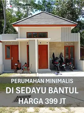 Rumah Siap Huni dekat Jl Wates KM 12 dalam Cluster Sedayu Bantul