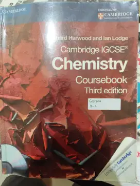 JUAL CEPAT BUKU KIMIA CAMBRIDGE IGCSE COURSEBOOK THIRD EDITION