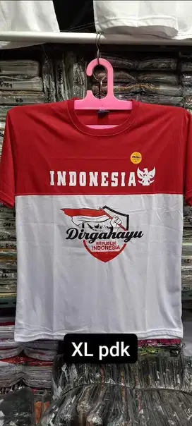 Kaos baju indonesia merdeka dirgahayu