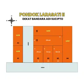 Dekat Bandara Adisucipto, Kavling SHMP Akses Berpapasan Mobil