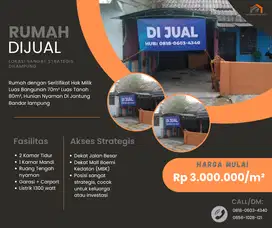 DIJUAL RUMAH – LOKASI STRATEGIS DI JANTUNG BANDAR LAMPUNG