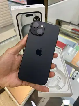 Iphone 15 128gb black second ex ibox bh 95%
