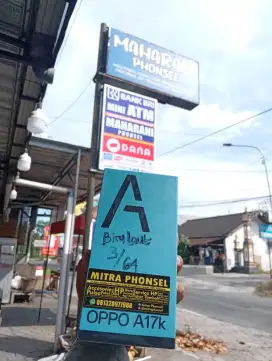 Oppo A17k 364 biru laut
