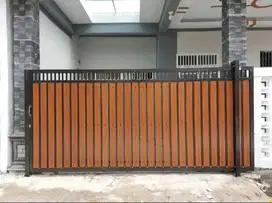 pagar rumah bahan grc dan besi holo galvanis anti karat