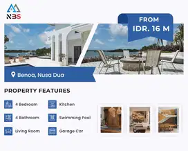 For Sale BeachFront Villa with Spectacular Spot in Benoa NusaDua
