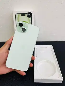 Iphone 15 green mulus garansi panjang