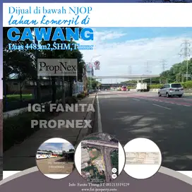 Super miring dijual di bwh NJOP lahan di Cawang,JakTim luas 4485m2,SHM