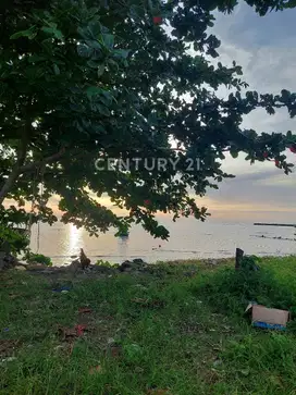 Tanah Di Pesisir Pantai View Sunset Di Manado