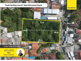 Meruyung jalan utama lahan disewakkan tanah luas 3105 dekat 2 pintutol