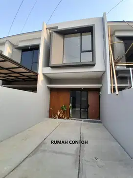 Dijual rumah 2 lantai halaman belakang luas dekat tol jatiasih