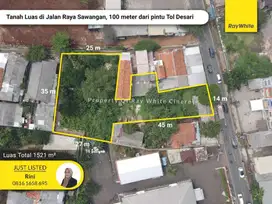 Sawangan Raya, Tanah luas hanya jarak 100 meter ke pintu Tol Depok Ant