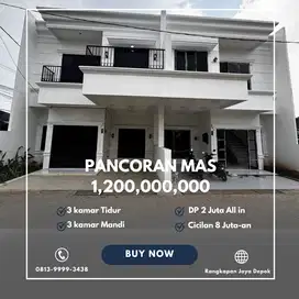 Siap huni - dp 2 Juta - dekat toll sawangan - pancoran mas depok