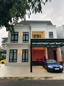 DIJUAL RUMAH MEWAH BANGUNAN BARU FURNISHED PRIVATE POOL ALAM SUTERA