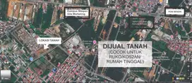 JUAL TANAH STRATEGIS, lokasi cocok untuk Ruko/Kos2an/Rumah Tinggal