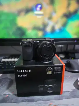 Sony a6400 + lens kit stcn cuman 5000