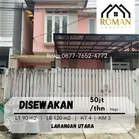 DISEWAKAN RUMAH DI LARANGAN CILEDUG