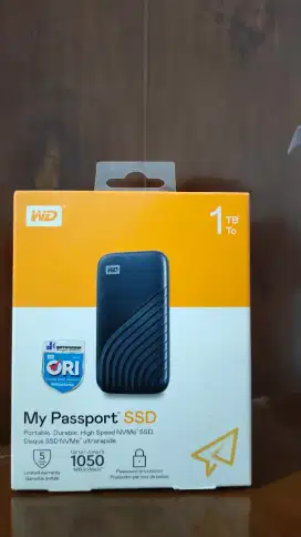 WD
My Passport SSD
1TB Penyimpanan Data Eksternal