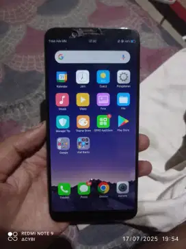 Oppo F5 4/32 retak sentuhan aman