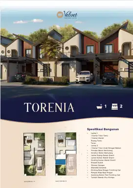 Velvet Juanda Raya, Rumah 2 Lantai Nol Jalan Raya Juanda, Waru, SDA