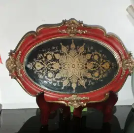Cermin Motif Pajangan Kayu