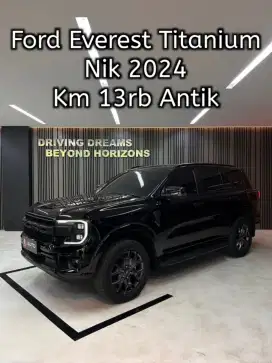 Ford Everest Titanium 4x4 Diesel AT 2024 Hitam B8889AMG Km13rb