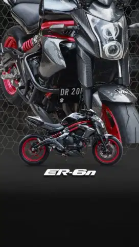KAWASAKI ER6-N MODIF ELEGAN GANTENG