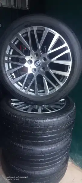 Velg REP toyota alphard vilefire + ban toyo 75% nik 2023
